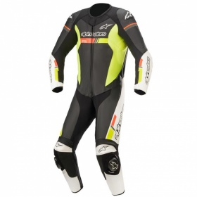 Alpinestars Gp Force Chaser Leather Suit 1 Pc B/W/Red Fl Yell Fl
